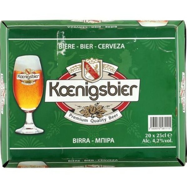 KOENIGSBIER ΜΠΥΡΑ ΜΠΟΥΚΑΛΙ 4% 24X250ΜΛ