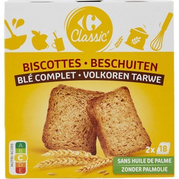 140. CARREFOUR WHOLE WHEAT TOAST 300G