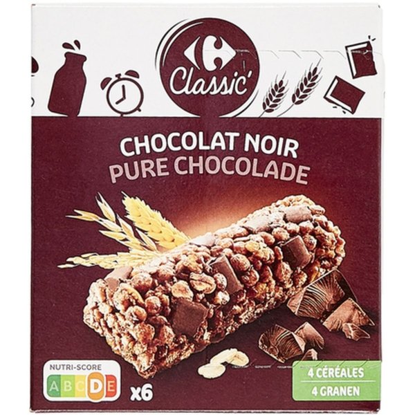 CARREFOUR ΜΠΑΡΕΣ ΔΗΜΗΤΡΙΑΚΩΝ ΜΑΥΡΗ ΣΟΚΟΛΑΤΑ 125Γ