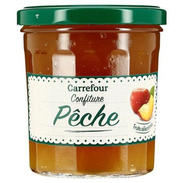CARREFOUR PEACH JAM 370G