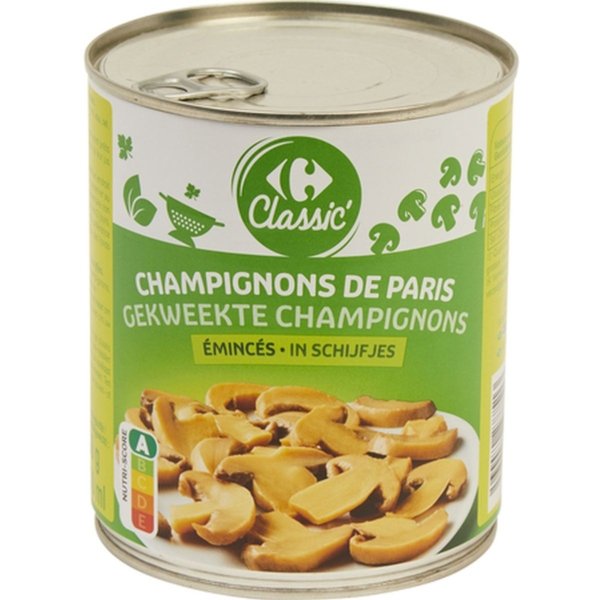 CARREFOUR CANNED CUT MUSHROOMS 800G