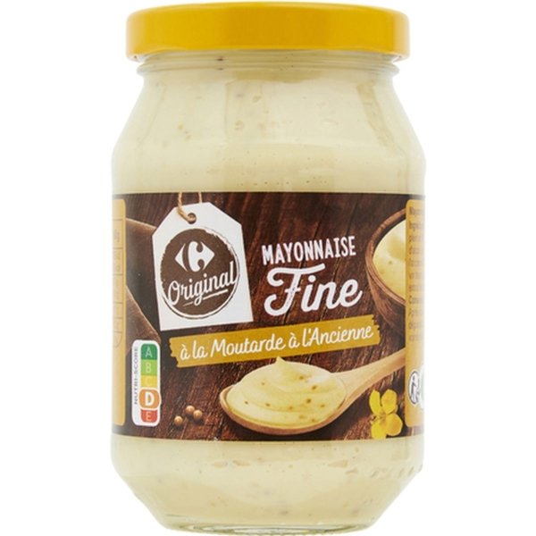 CARREFOUR JAR MAYONNAISE MUSTARD 240G