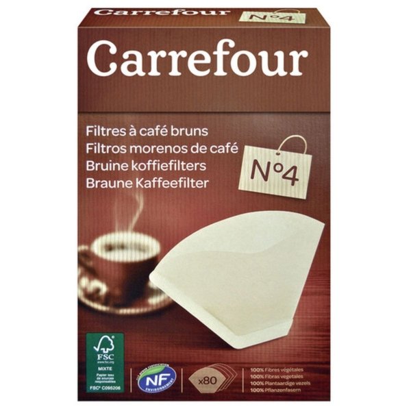 CARREFOUR ΦΙΛΤΡΑ ΚΑΦΕ Ν4 80ΤΕΜ