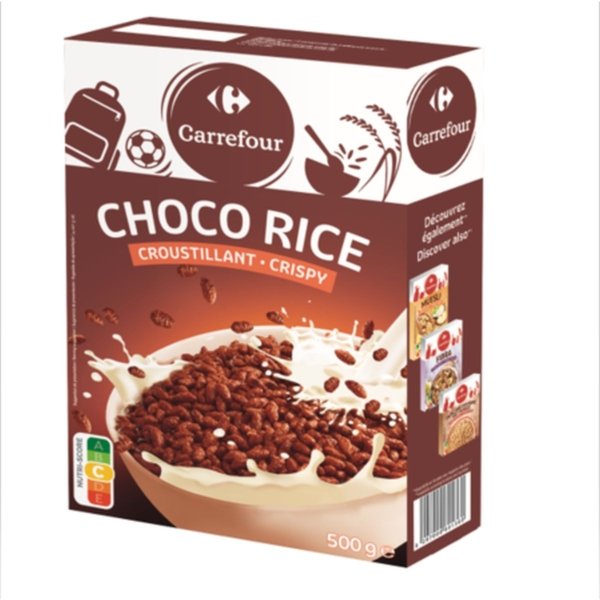 CARREFOUR CHOCO RICE500GR