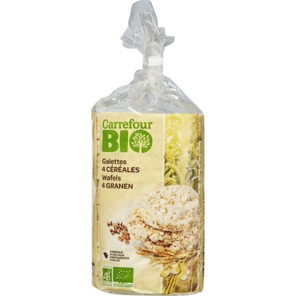 CARREFOUR ΡΥΖΟΓΚΟΦΡΕΤΕΣ ME 4 ΔΗΜΗΤΡΙΑΚΑ BIO  100GR