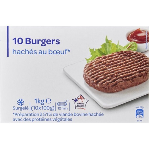 10X100G Burgers 15% ΛΙΠΟΣ