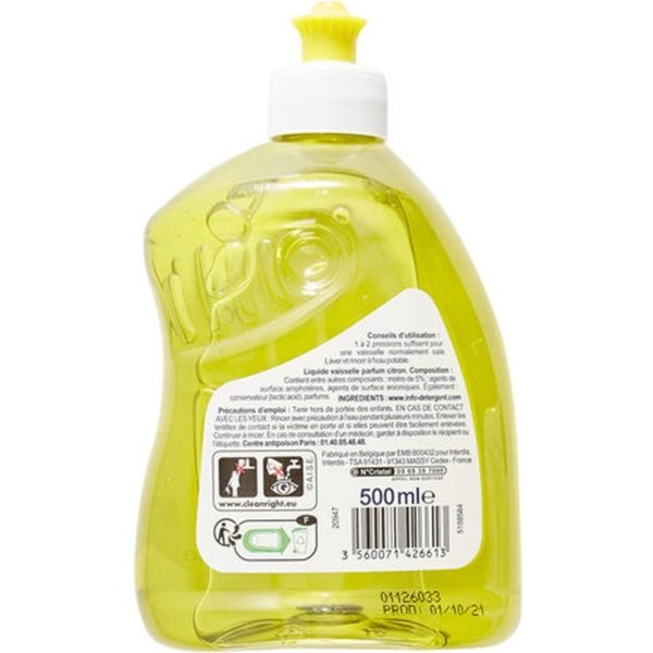 LIQUID FOR DISHES LEMON 500ML