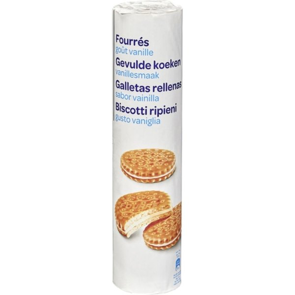 COOKIES FILLED WITH VANILLA 500G