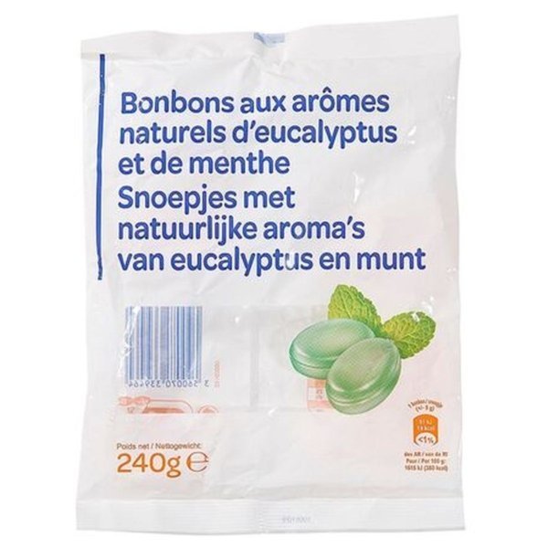 EUCALYPTUS FLAVOURED CANDY 240G