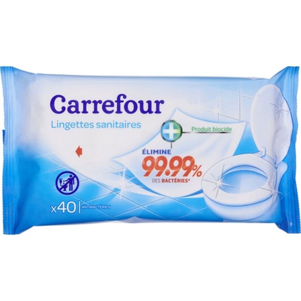 CRF ANTISEPTIC WIPES FOR THE BATHROOM X40