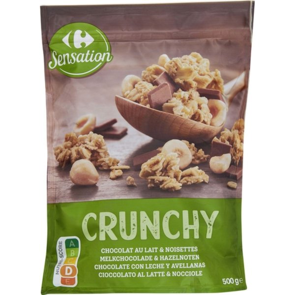 CRF ΔΗΜΗΤΡΙΑΚA CRUNCHY ΣΟΚΟΛΑΤΑ ΓΑΛΑΚΤΟΣ  500GR