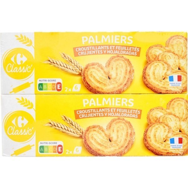 CRF  ΜΠΙΣΚΟΤΑ PALMIER 2X100GR