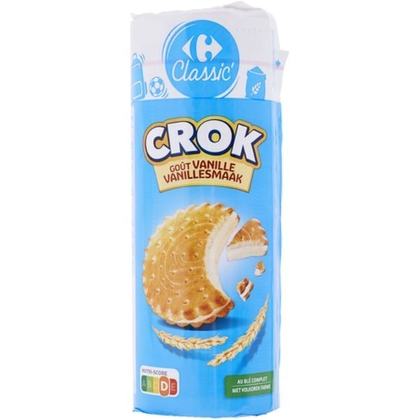 CRF VANILLA FILLED COOKIES 330GR