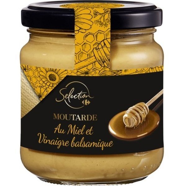 CRF SELECTION MUSTARD WITH HONEY & BALSAMIC VINEGAR 120GR
