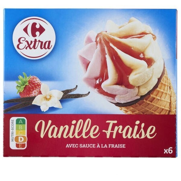 CARREFOUR  6 ΧΩΝΑΚΙΑ ΠΑΓΩΤΟ ΒΑΝΙΛΙΑΣ/ΦΡΑΟΥΛΑΣ 404G