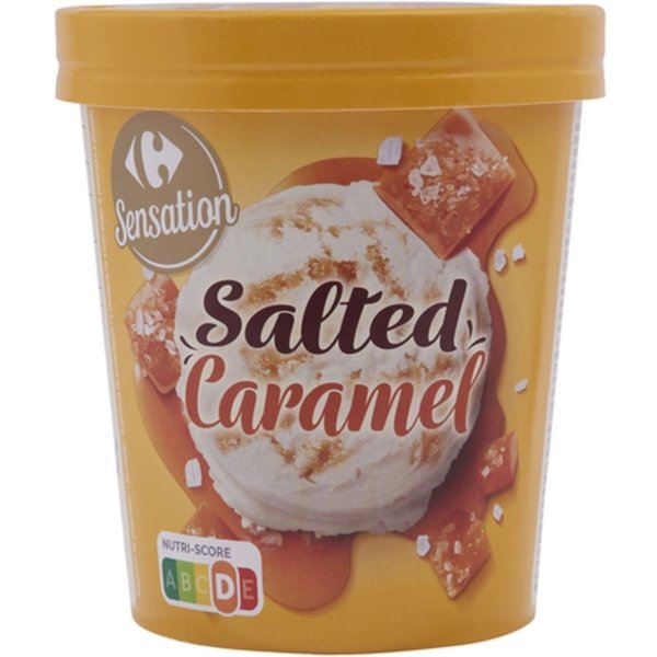CARREFOUR SENS CARAMEL ICE CREAM 500ML
