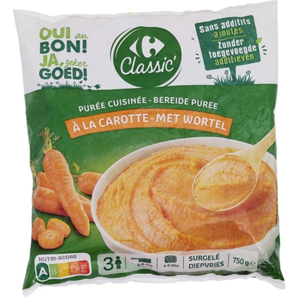 CRF CARROT PUREE 750G