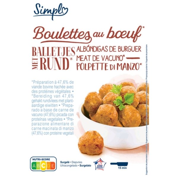 VEAL MEATBALLS 900G