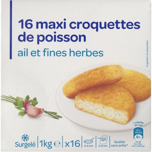 FISH CROCKETS 16X62,5G