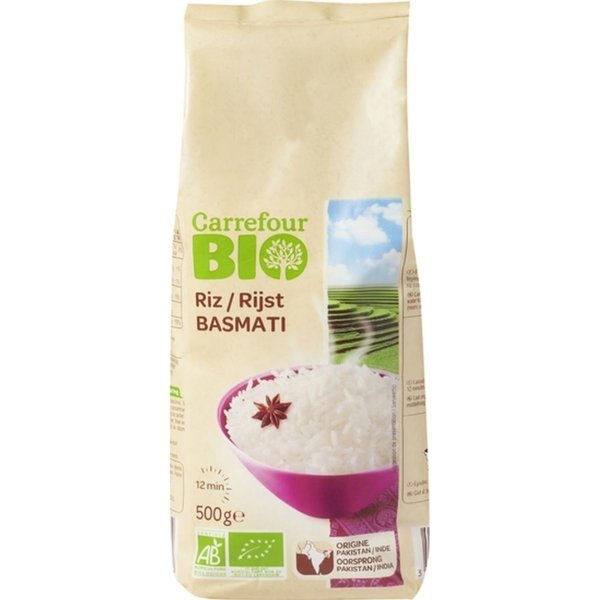 500G BASMATI RICE CRF BIO