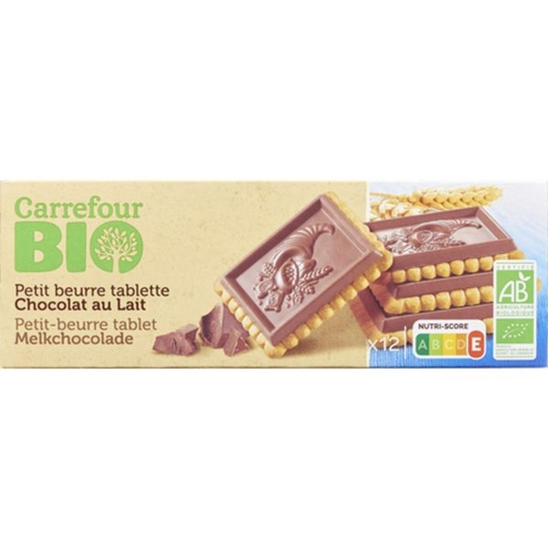 150G BUTTER COOKIES WITH MILK CHOCOLATE CRF BIO