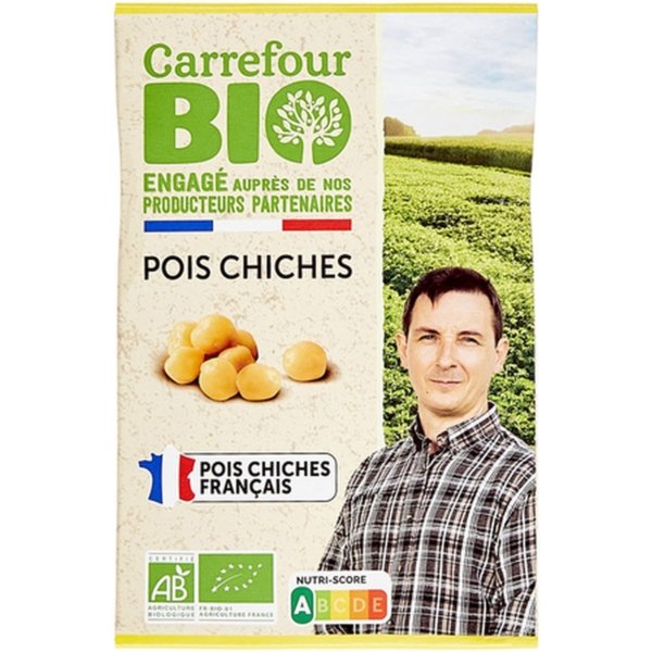 500G CRF BIO CHICK PEAS